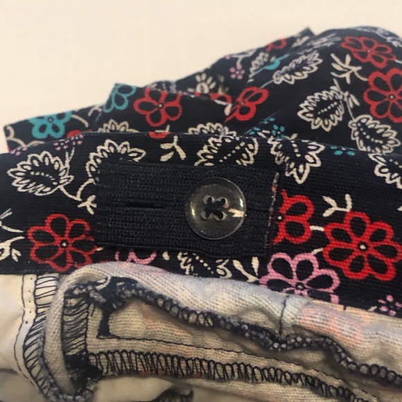 Janie and Jack Merchant Marine Floral Canvas Adjustable Waist Shorts Size 2T - Picture 9 of 11
